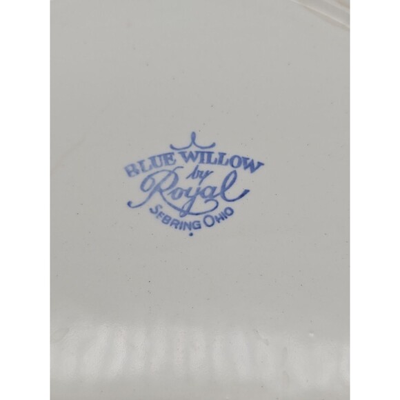 BLUE WILLOW by Royal China Dinner Plate 10" - Picture 4 of 6
